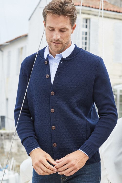 Polaire homme en polyester Made in France
